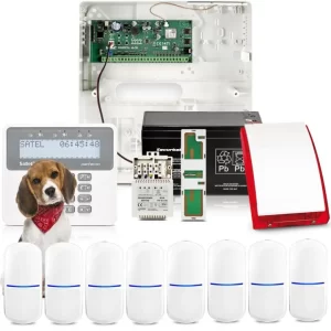 System alarmowy Satel Perfecta 16 SET-A, 8x czujka na zwierzęta